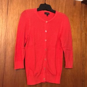 The Limited coral cardigan